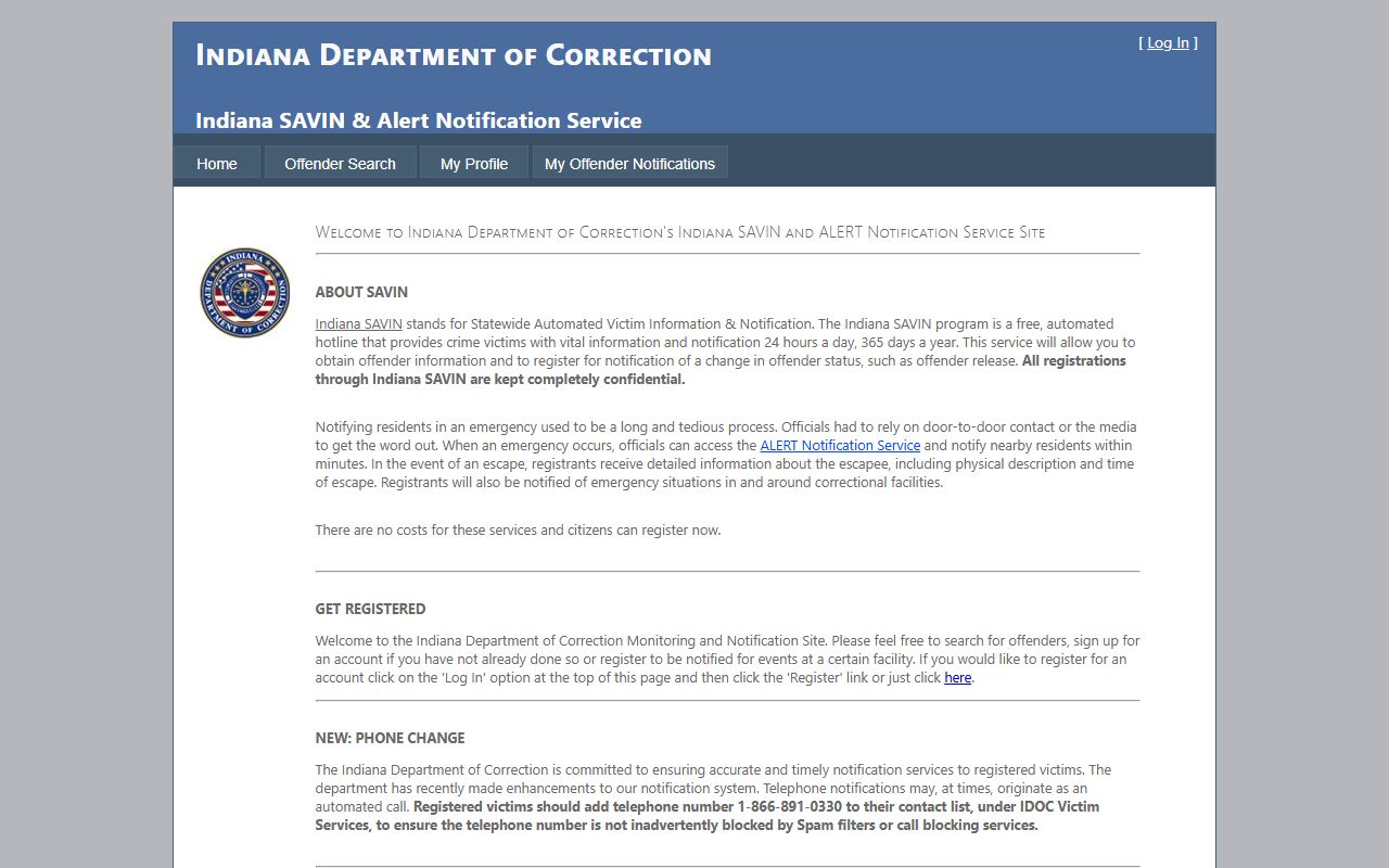 Tippecanoe County warrant records Indiana SAVIN notification portal